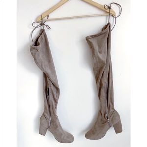 Thigh High Heeled Boots